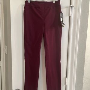 Renuar Maroon Size 2 Pant. Paris fit. New with Tags